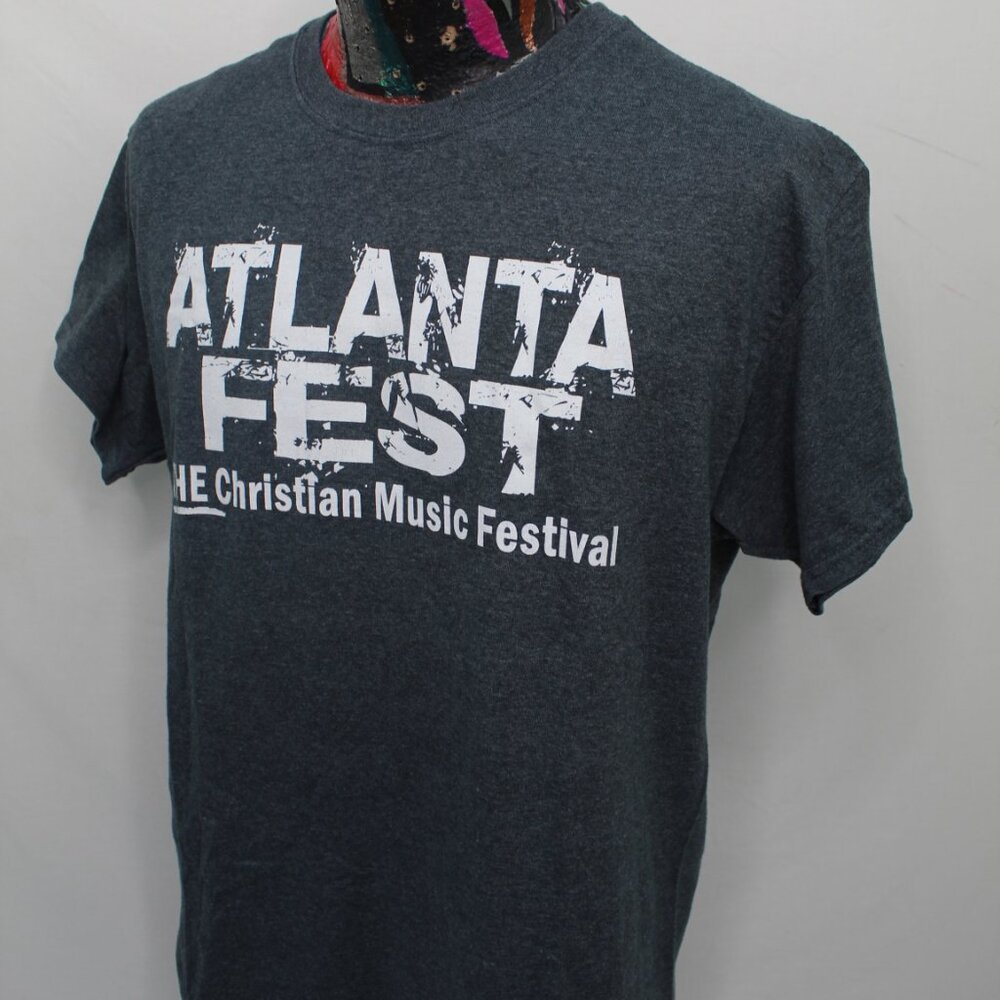 ATLANTA FEST Christian Music Band's Tour Gray Tshirt Size Large - Picture 5 of 9